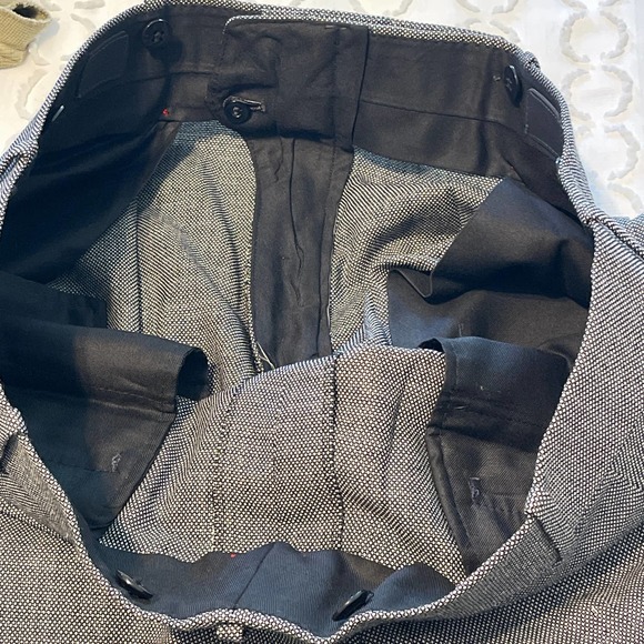 The Men's Shop Vintage (1996) Mens Pants Custom Tailored 38x33‎ Pleated - Picture 7 of 9